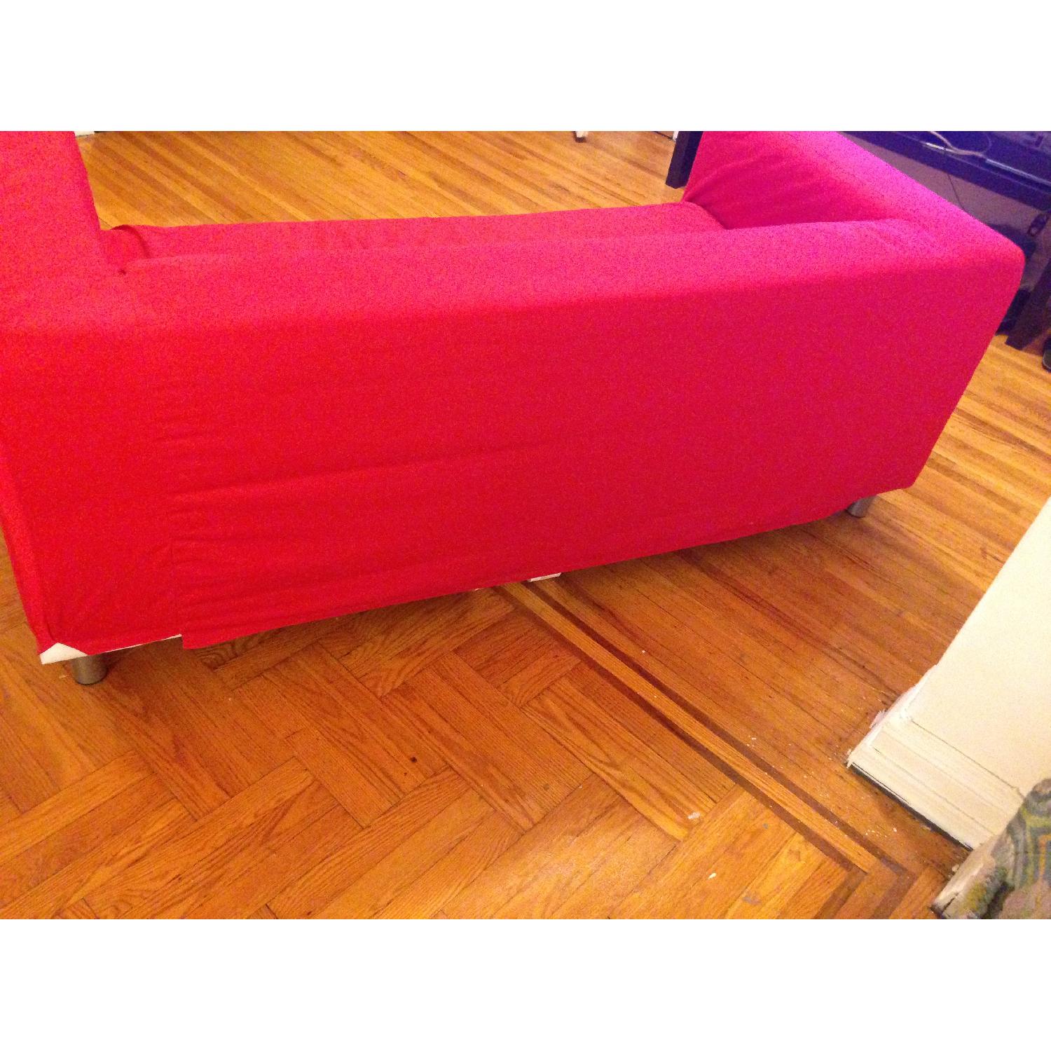 IKea Klippan Sofa in Red - image-4