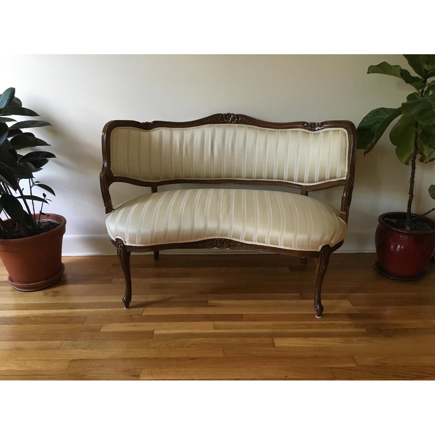 Vintage French-Style Loveseats - image-1