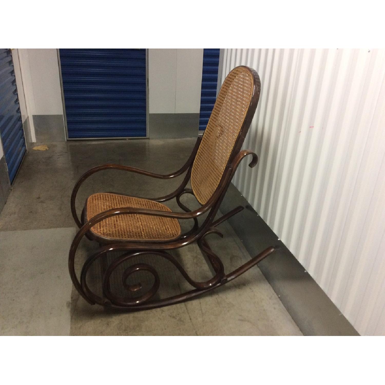 Vintage Bentwood Rocking Chair AptDeco