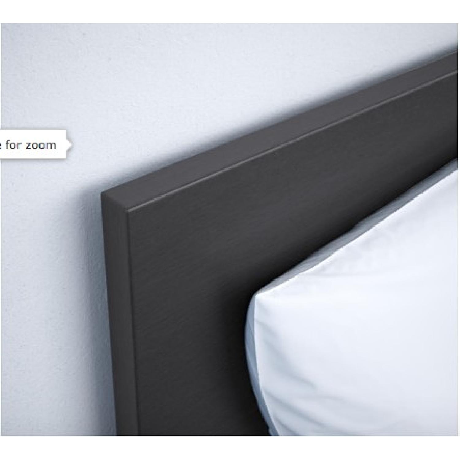 Ikea Malm High Queen Size Bed Frame + Kullen 3 Drawer Chest - image-3