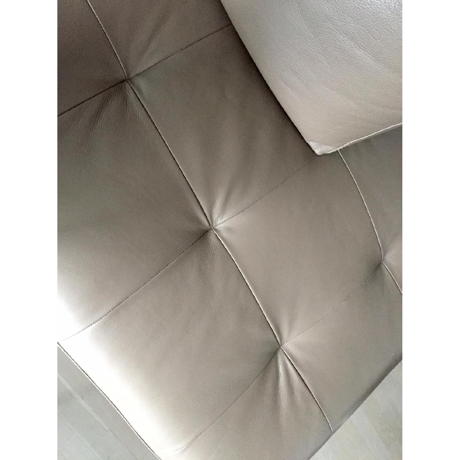 Raymour & Flanigan Garrison 2-Piece Leather Sectional Sofa - image-4