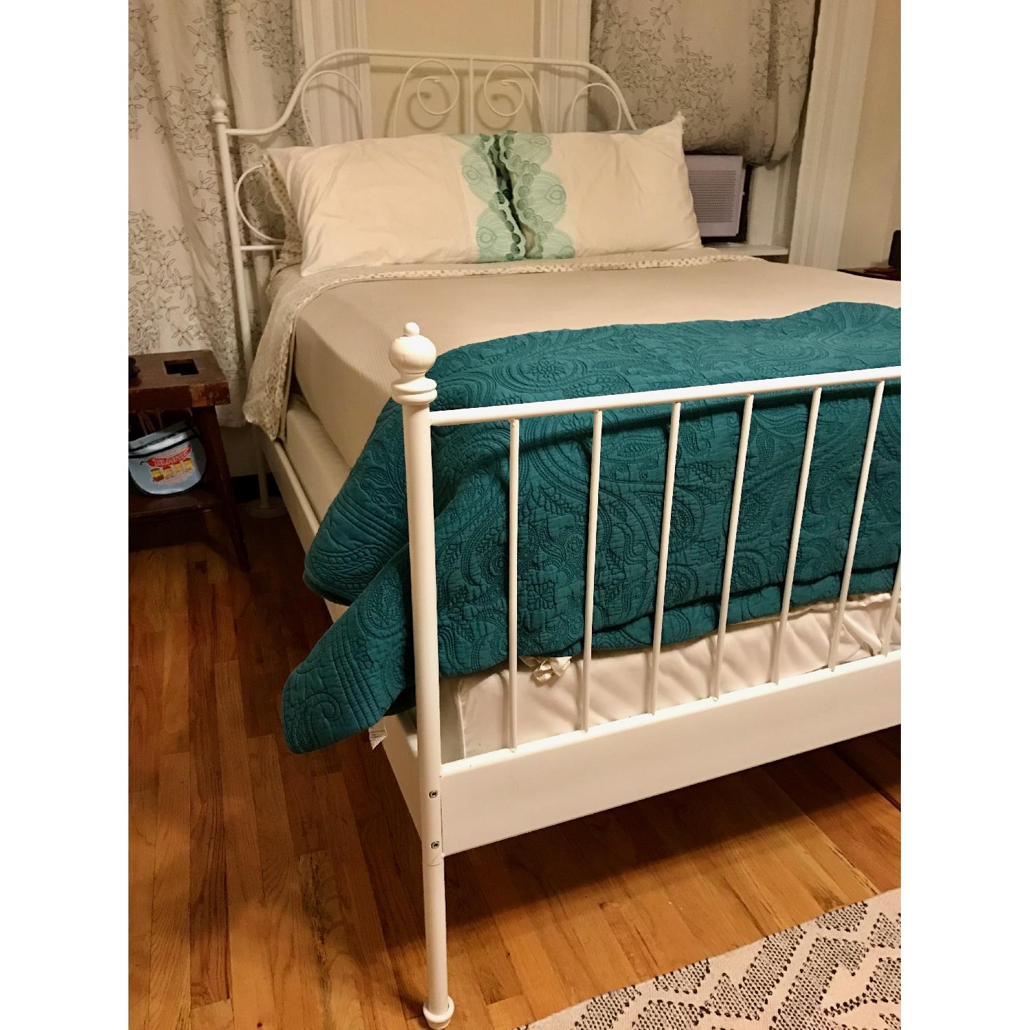 Ikea Leirvik Queen Size Bed Frame AptDeco