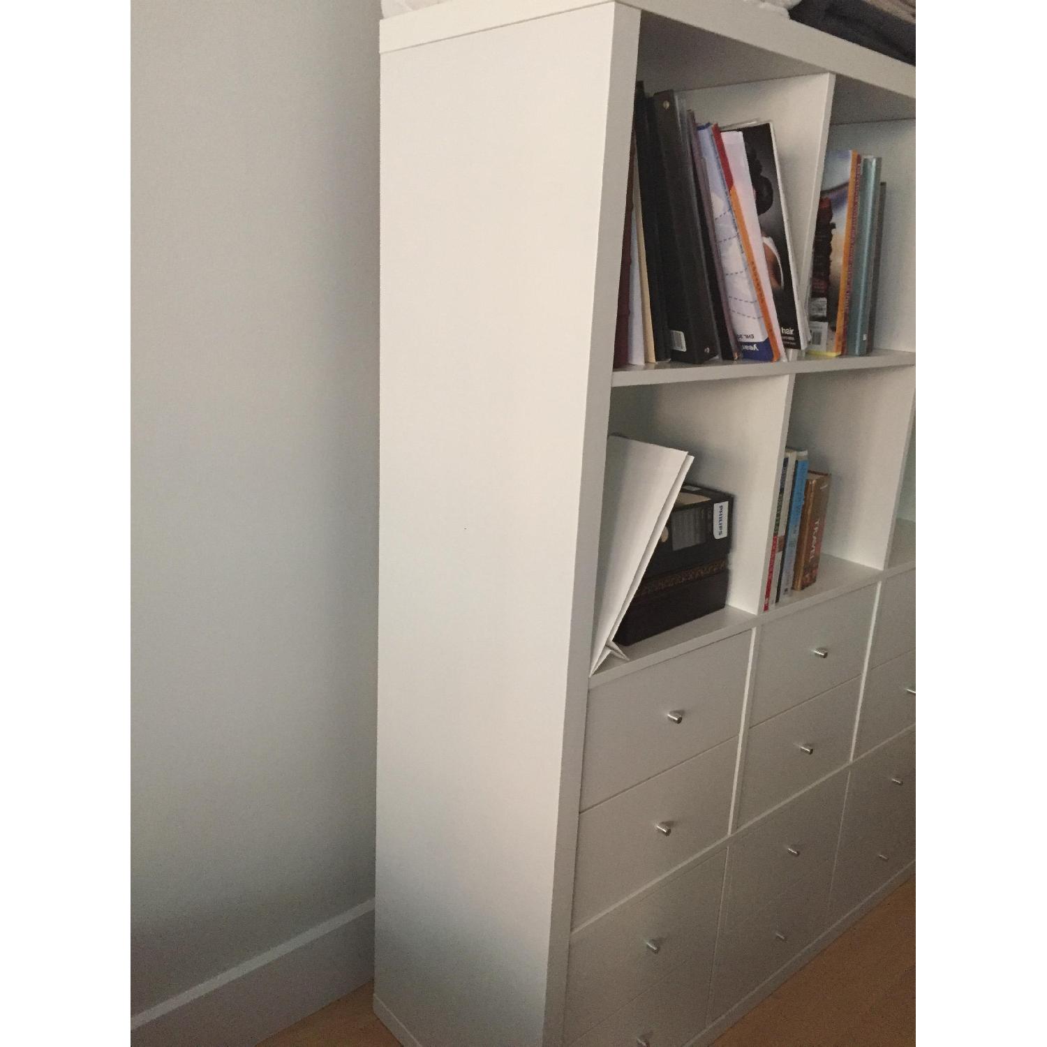 Ikea Kallax Shelving Unit in White - AptDeco