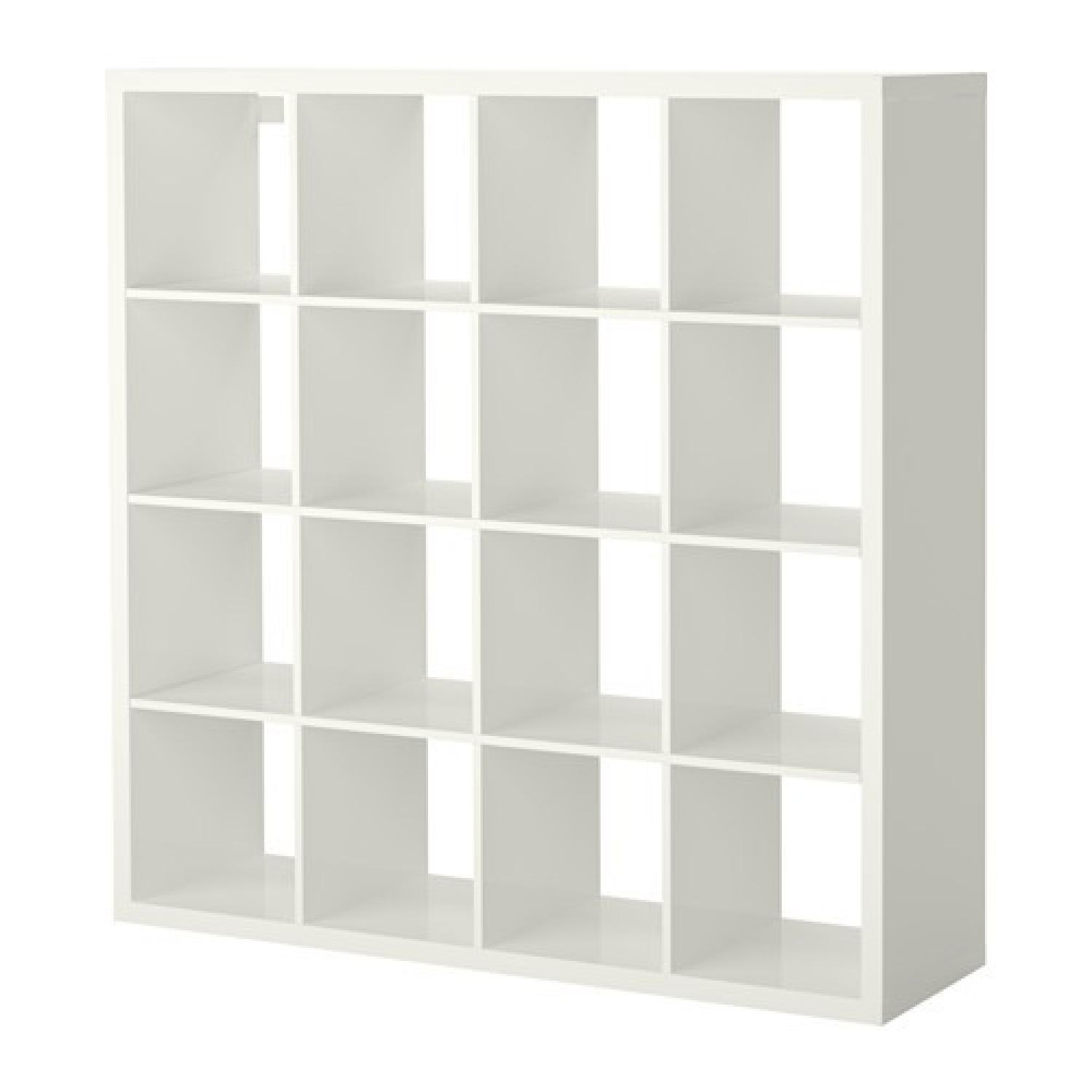 Ikea Kallax Shelving Unit in White - AptDeco