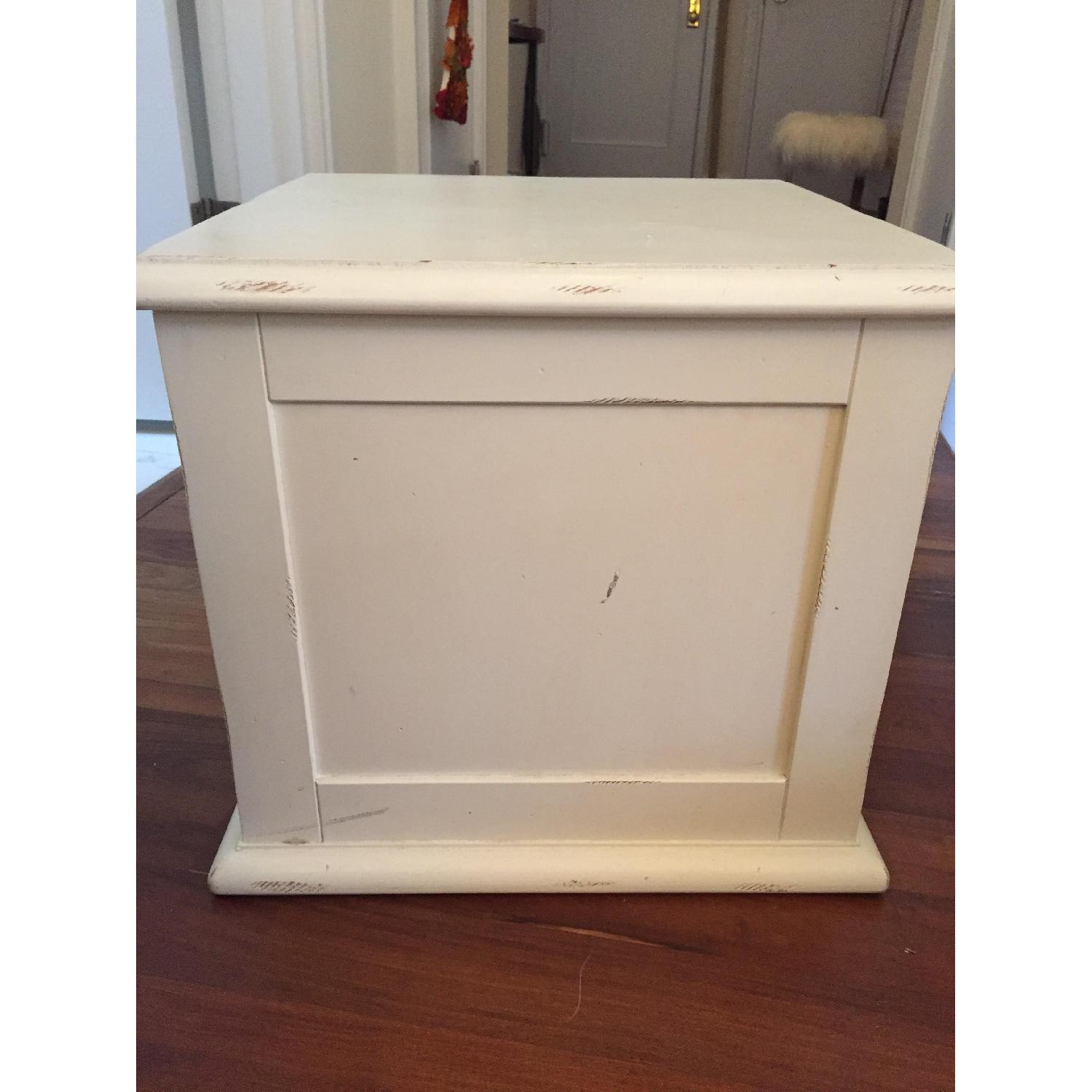 Pottery Barn Bailey Cube Storage Table AptDeco