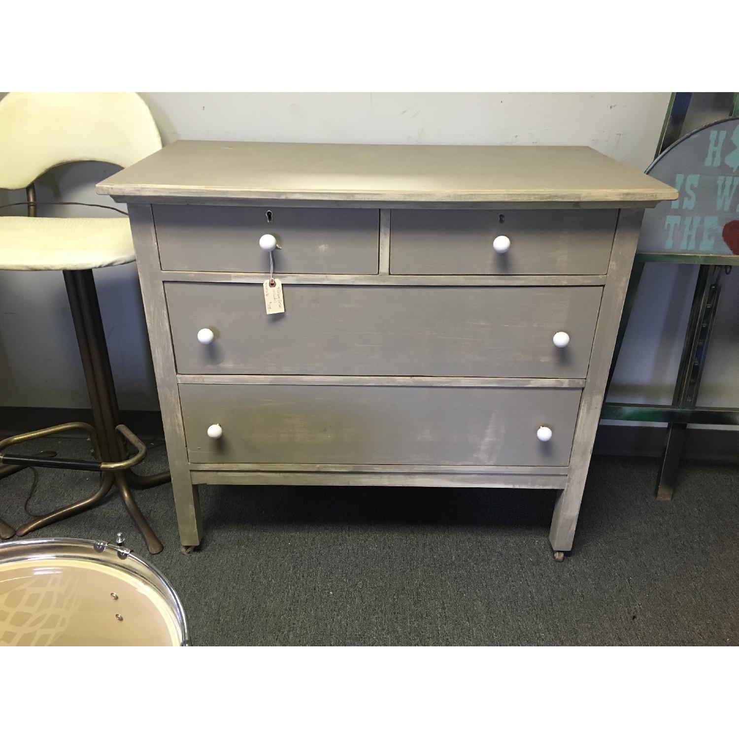 Antique Dresser on Casters AptDeco