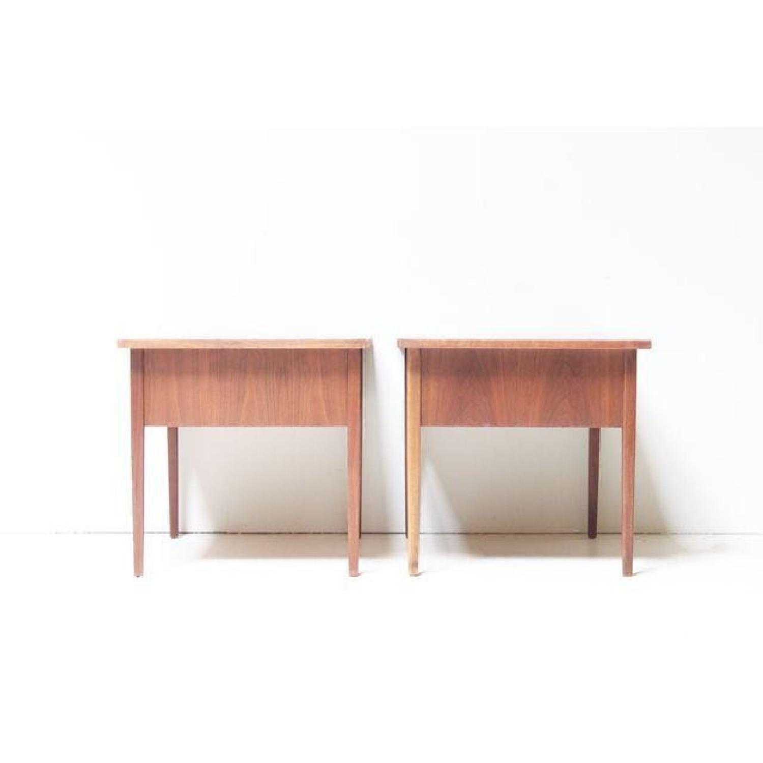 Mid-Century Modern Walnut Side Tables - image-5
