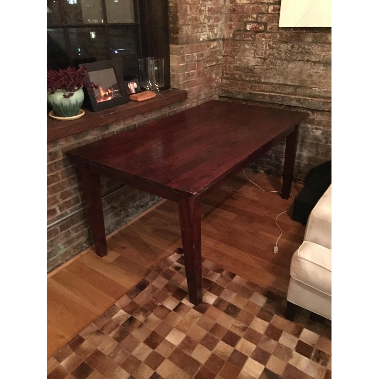 Restoration Hardware Dining Table in Cherry Finish - image-1