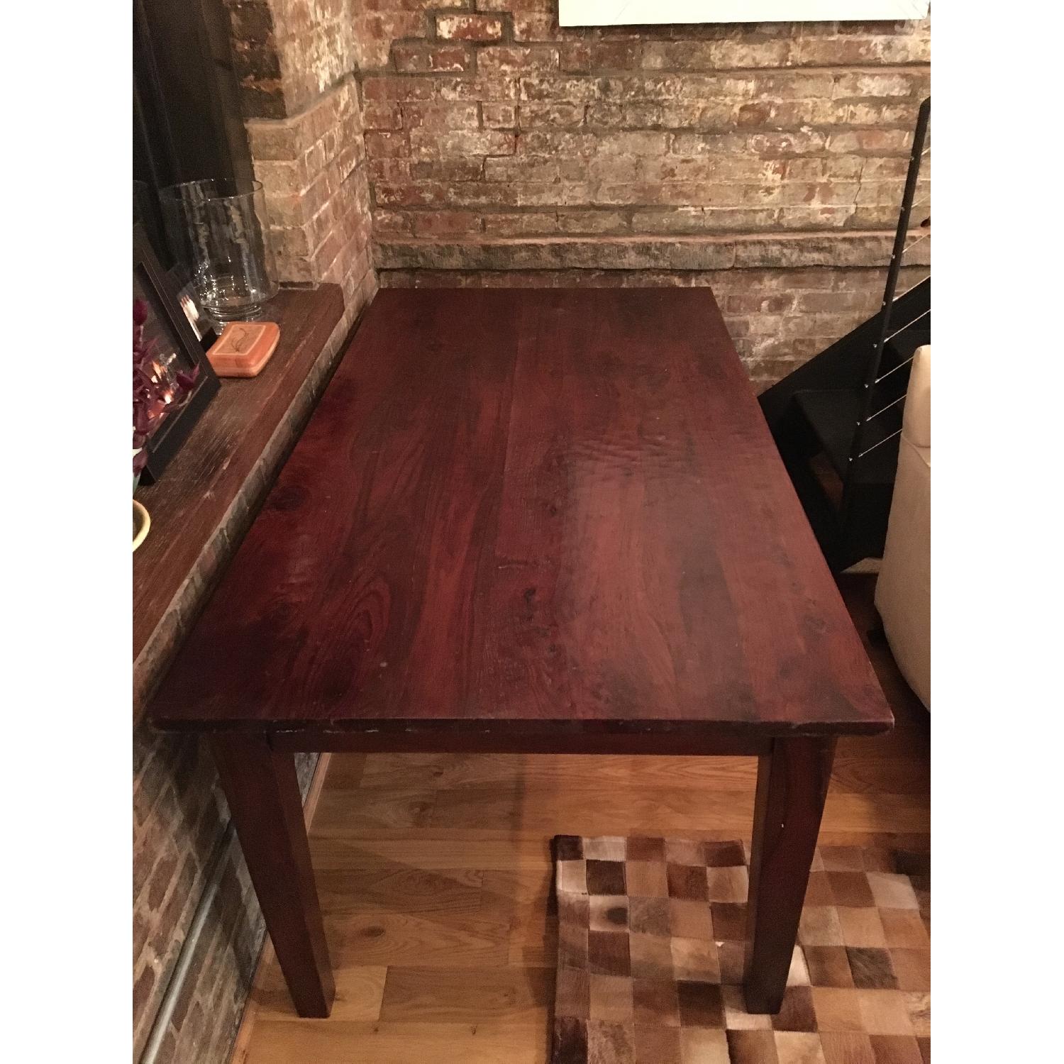 Restoration Hardware Dining Table in Cherry Finish - image-2
