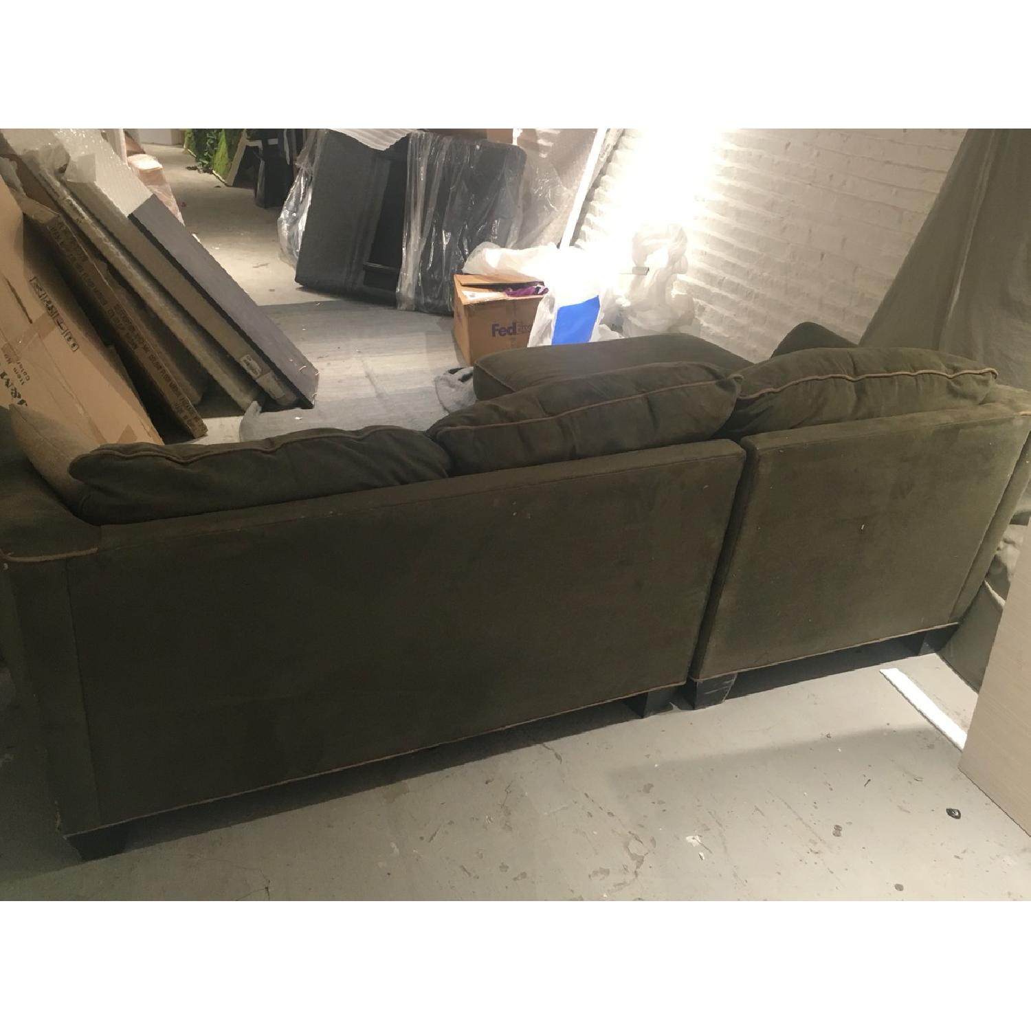 Green L Sectional Sofa - image-3