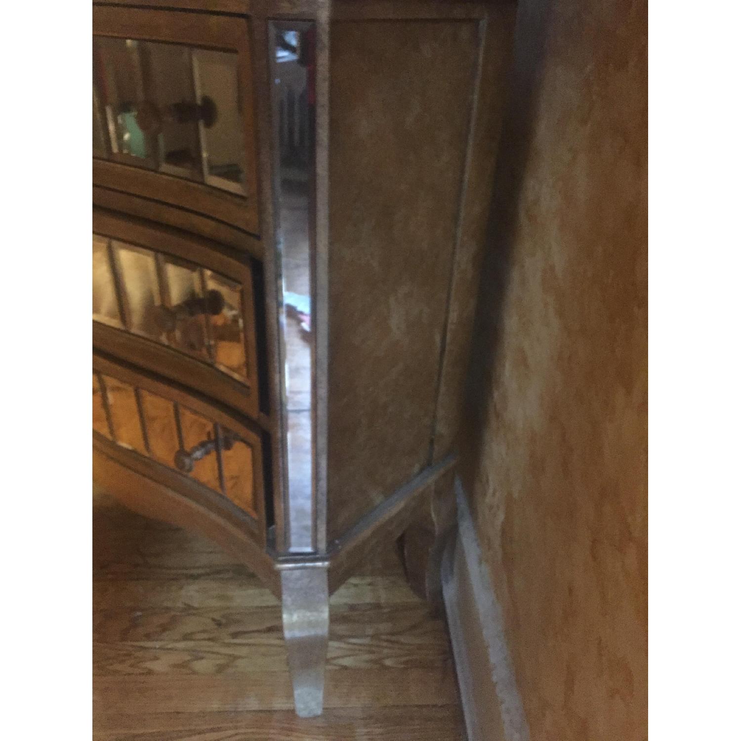 Pier 1 Gold Mirrored Dresser - image-2