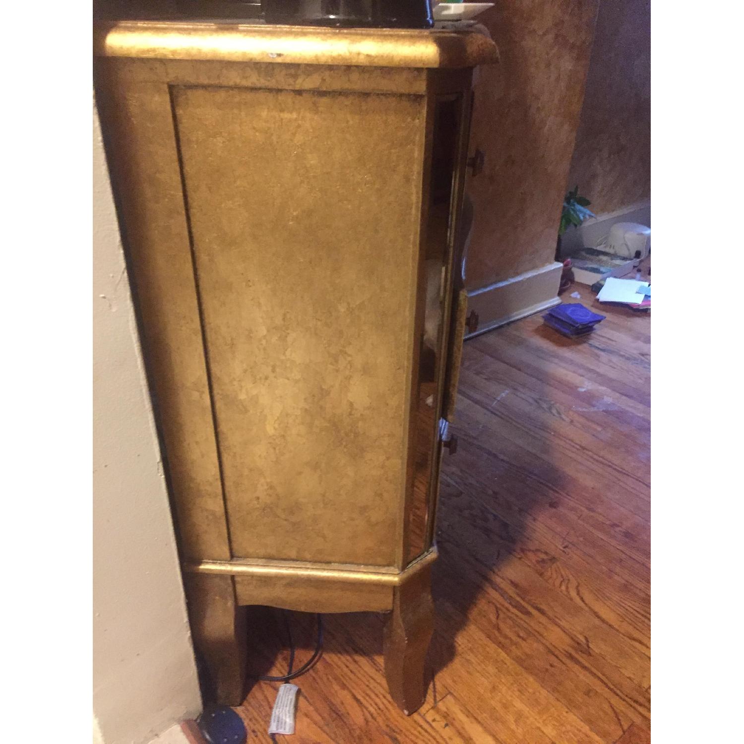 Pier 1 Gold Mirrored Dresser - image-3