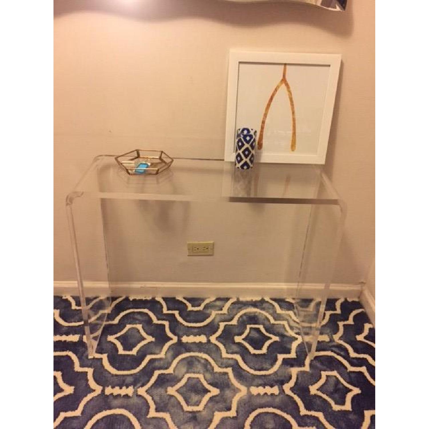 Lucite Console Table - image-2