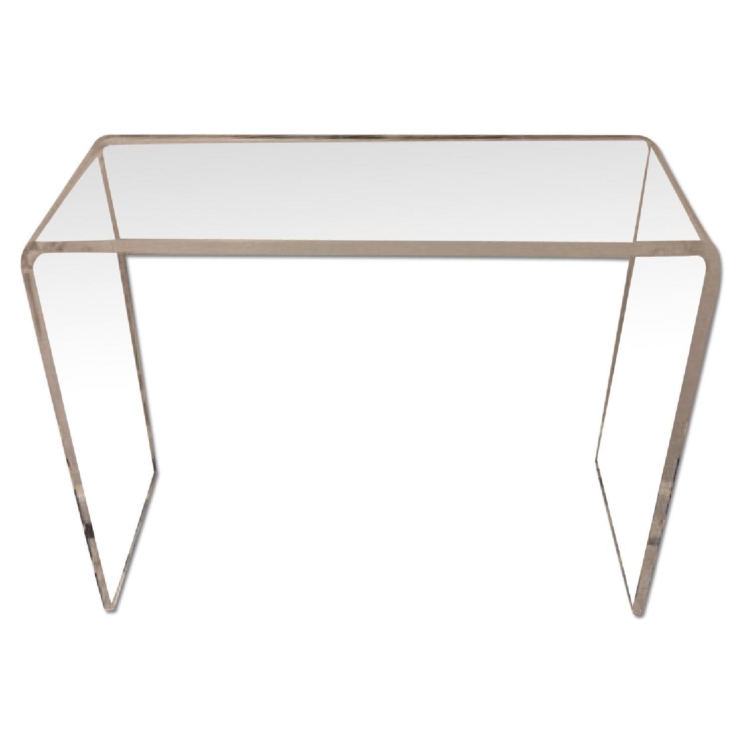 Lucite Console Table - image-0