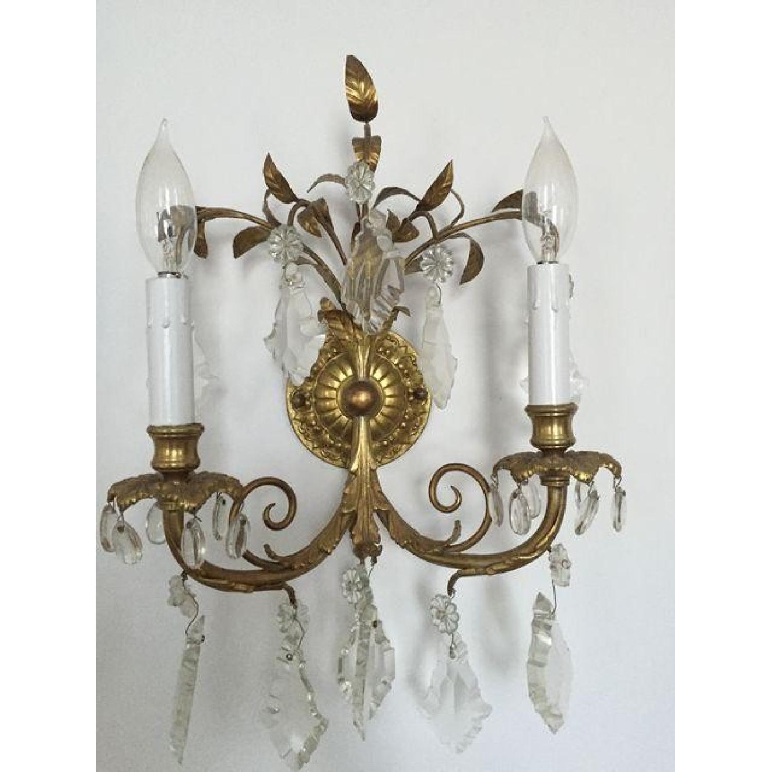 Antique French Wall Sconces - AptDeco