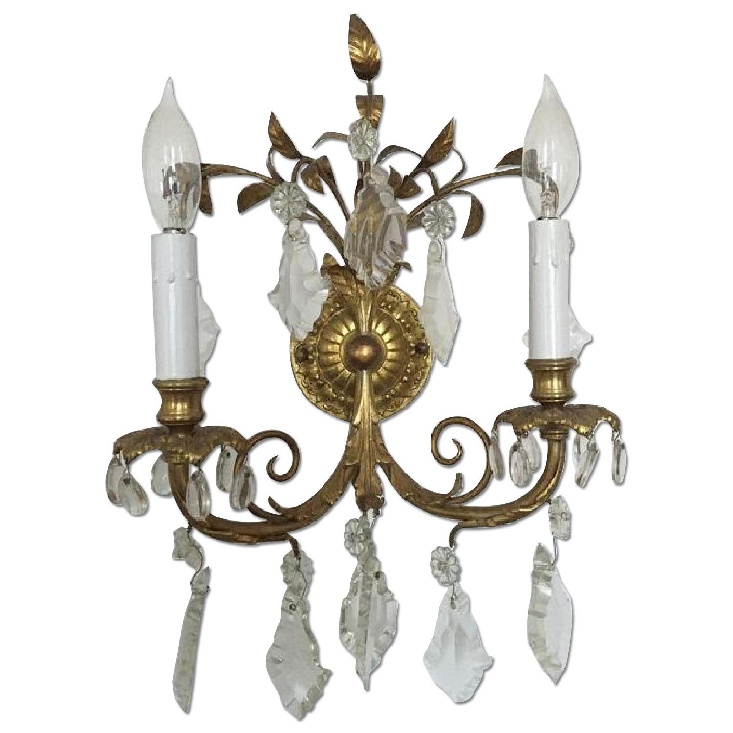 Antique French Wall Sconces - AptDeco