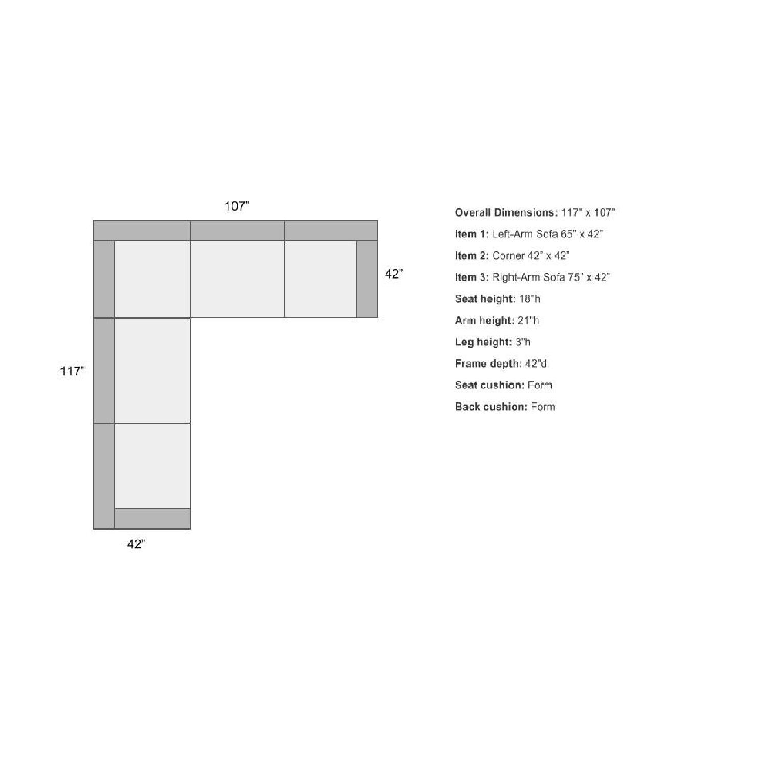 Room & Board Townsend Sectional Sofa - image-5