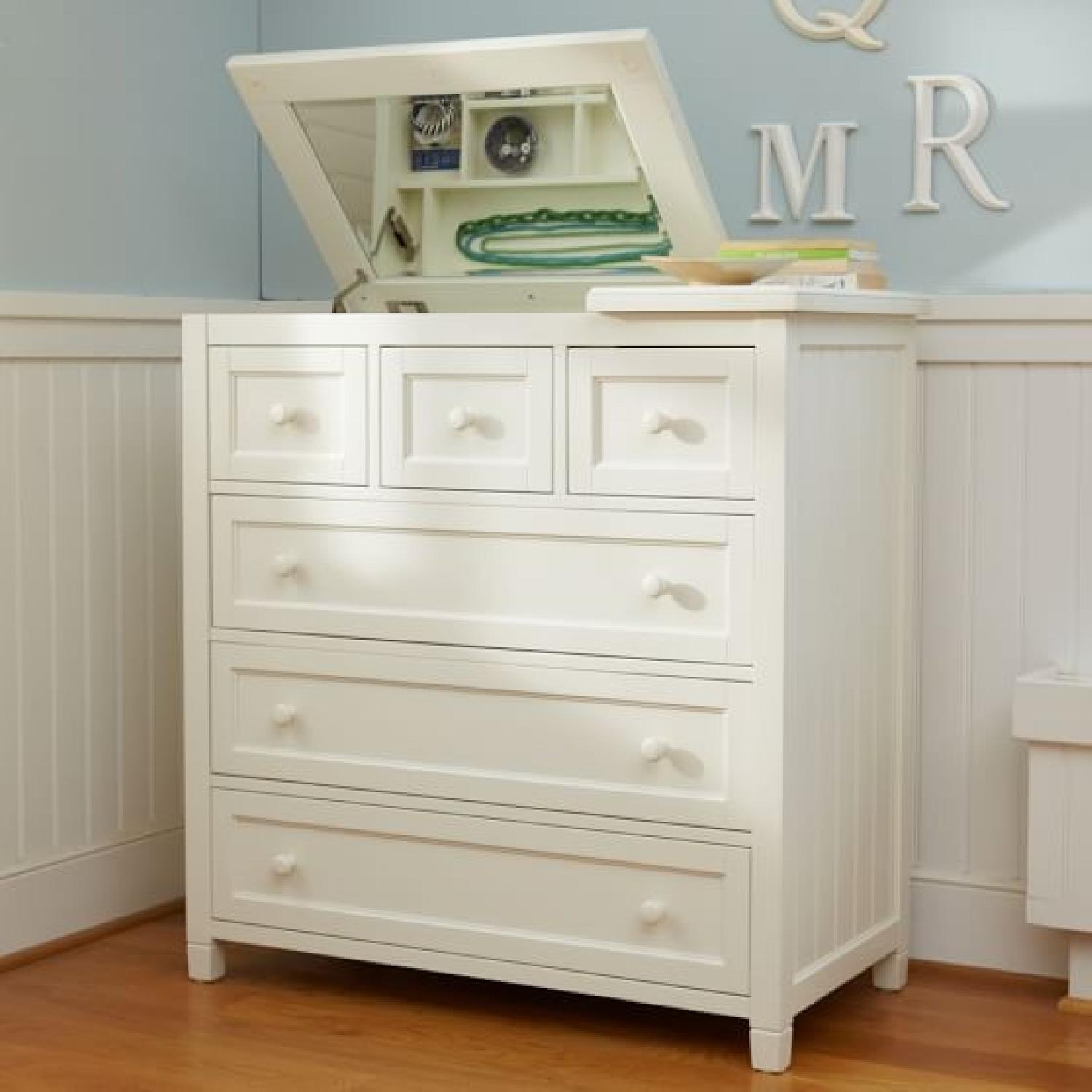 Pottery Barn Beadboard Get Ready Dresser - image-5