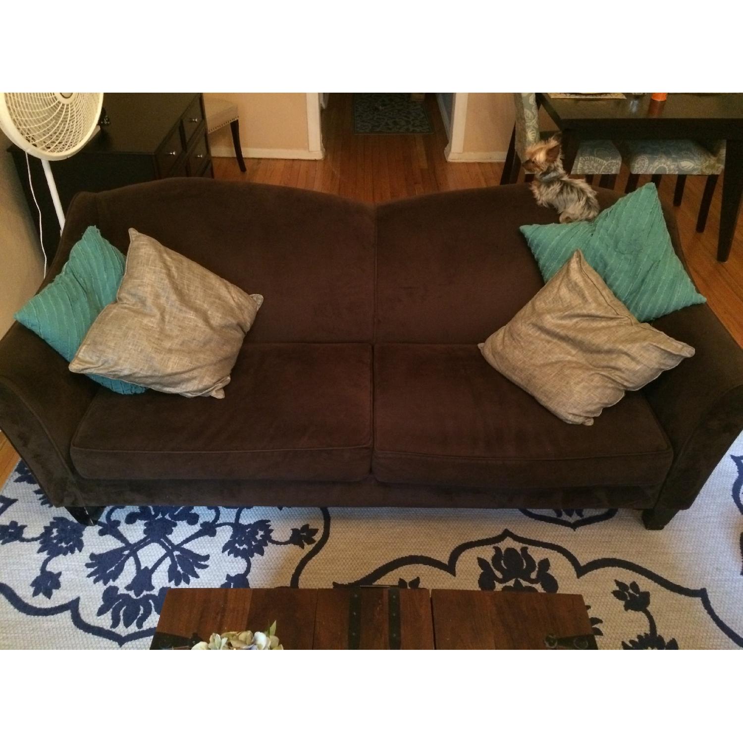 Pier 1 Abbie Sofa in Chocolate - image-1