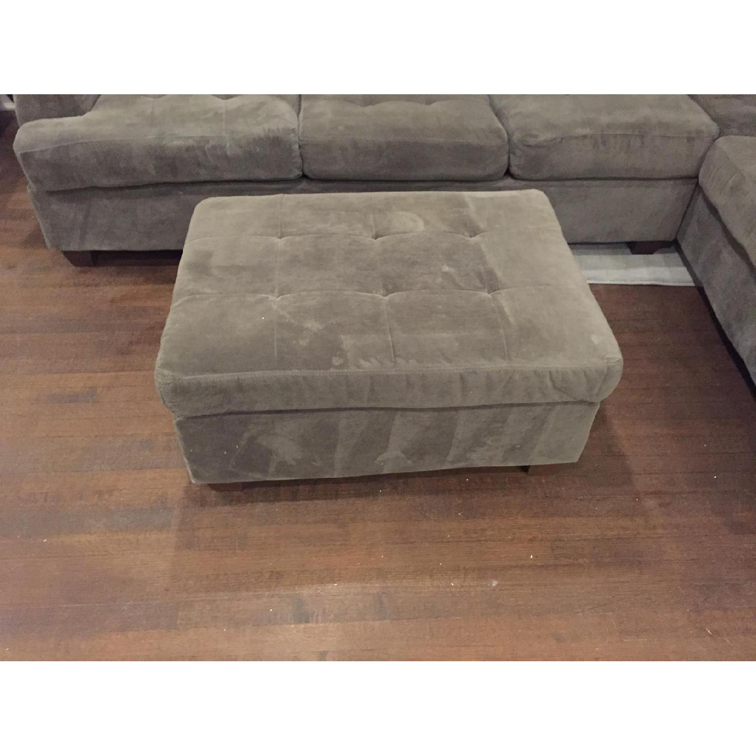 K D Furniture 2 Piece Sectional & Ottoman - image-3