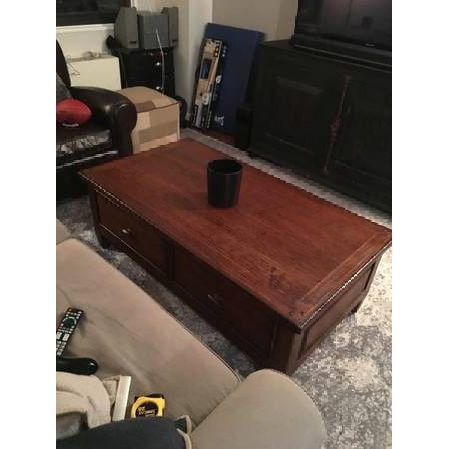 Arhaus Storage Coffee Table - image-1