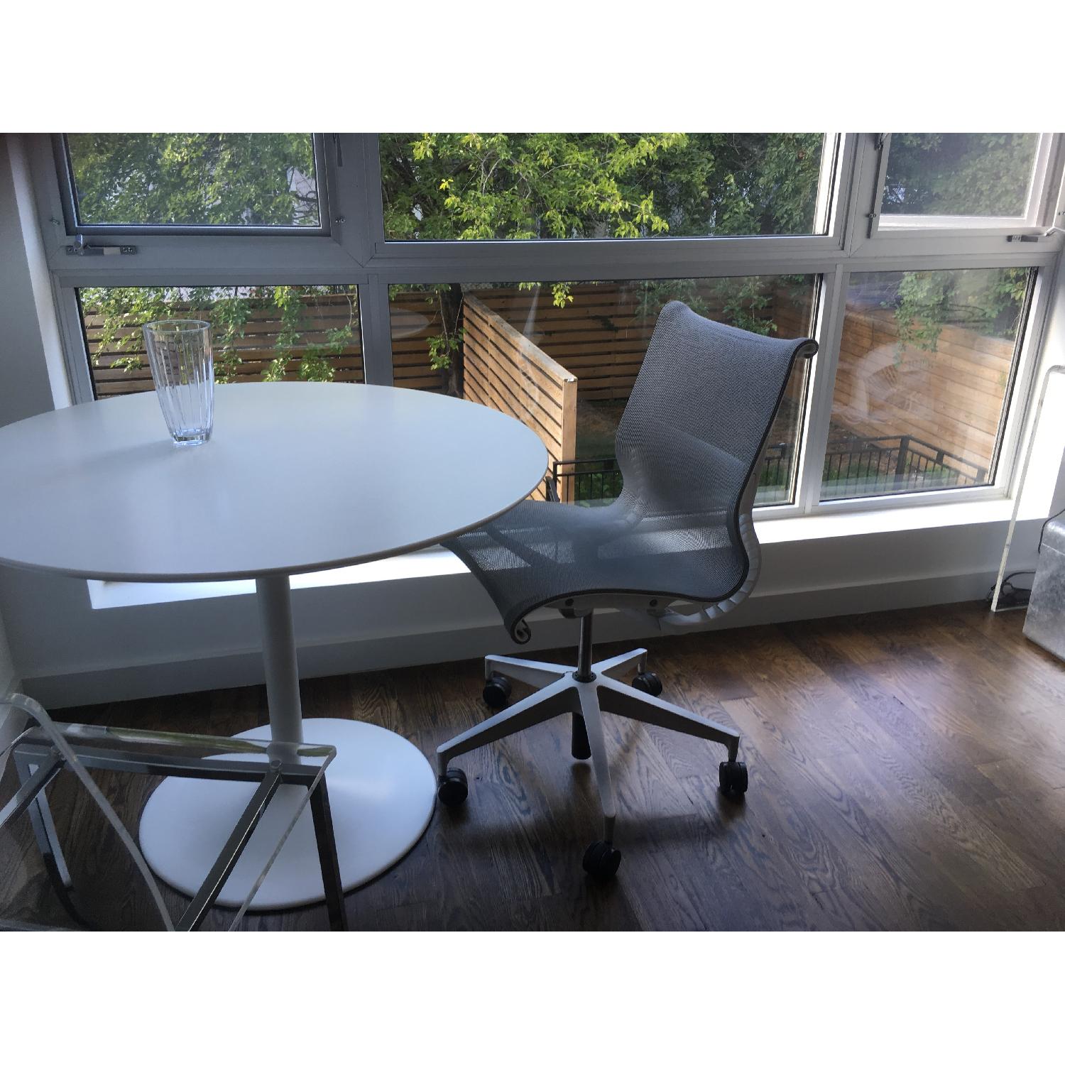 Room & Board Herman Miller Setu Armless Chair in White - image-5