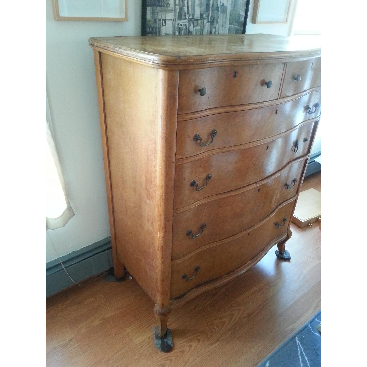 Vintage Birds Eye Maple Dresser - image-3