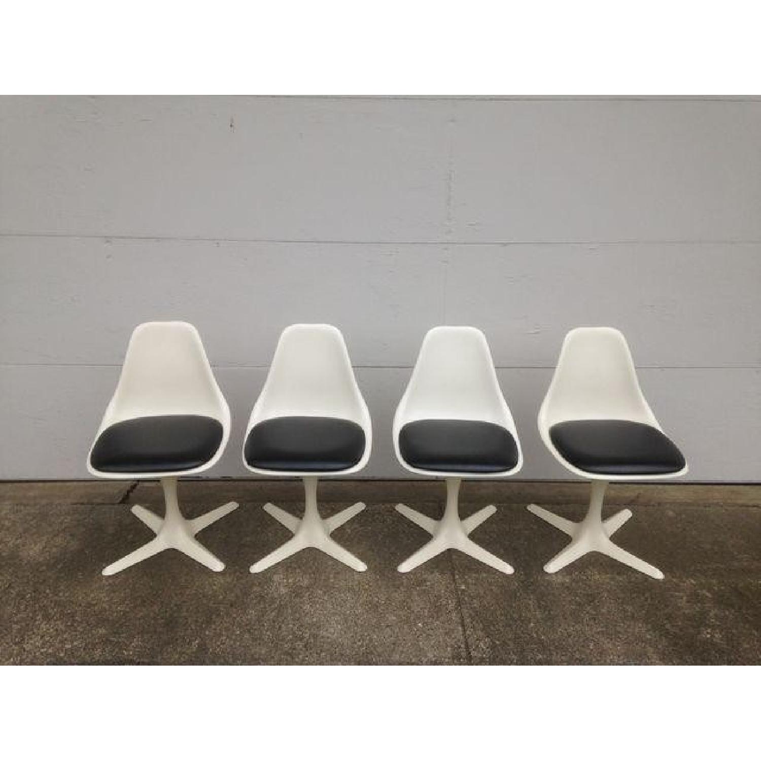 Burke 103 Navy Seat Tulip Chairs - image-1