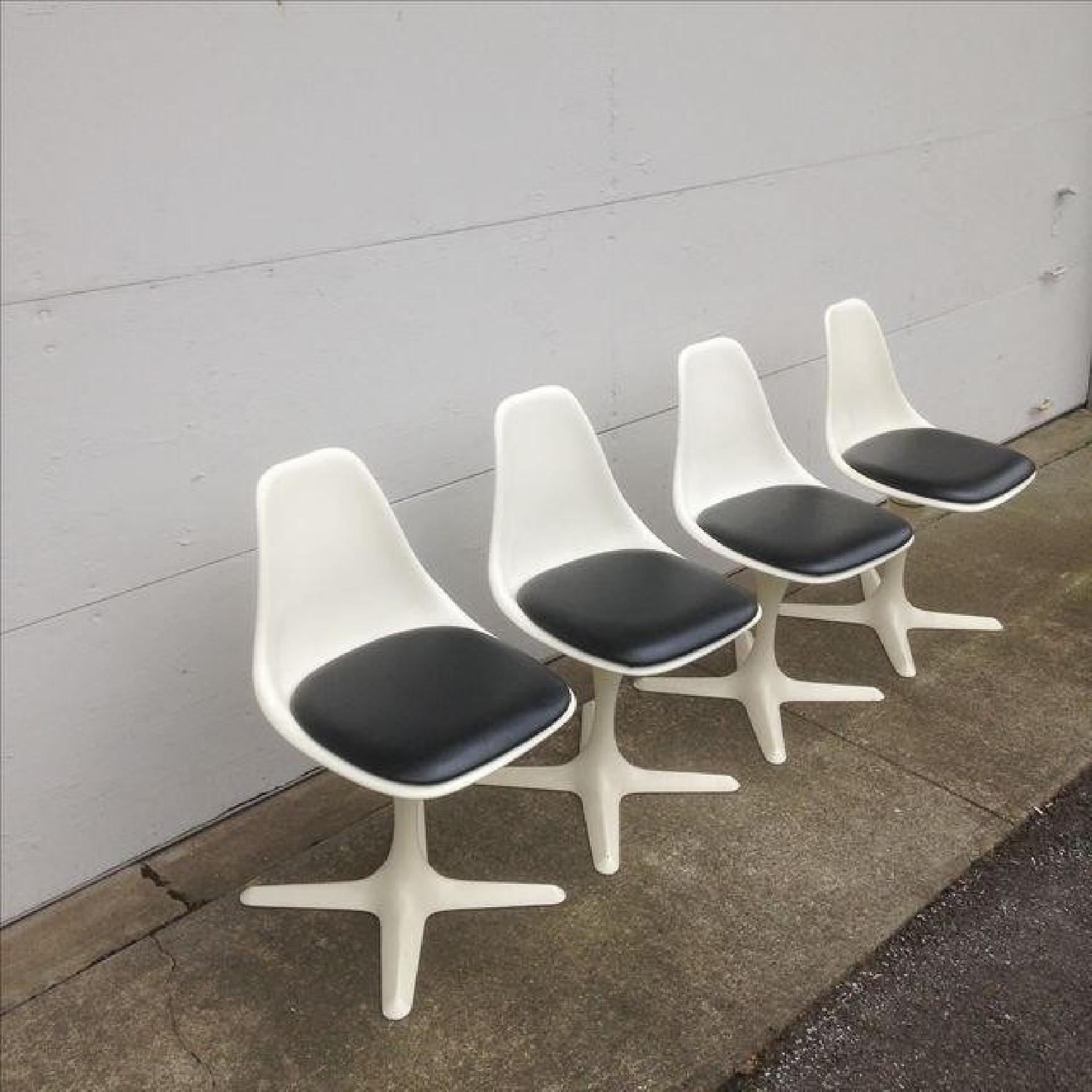 Burke 103 Navy Seat Tulip Chairs - image-2