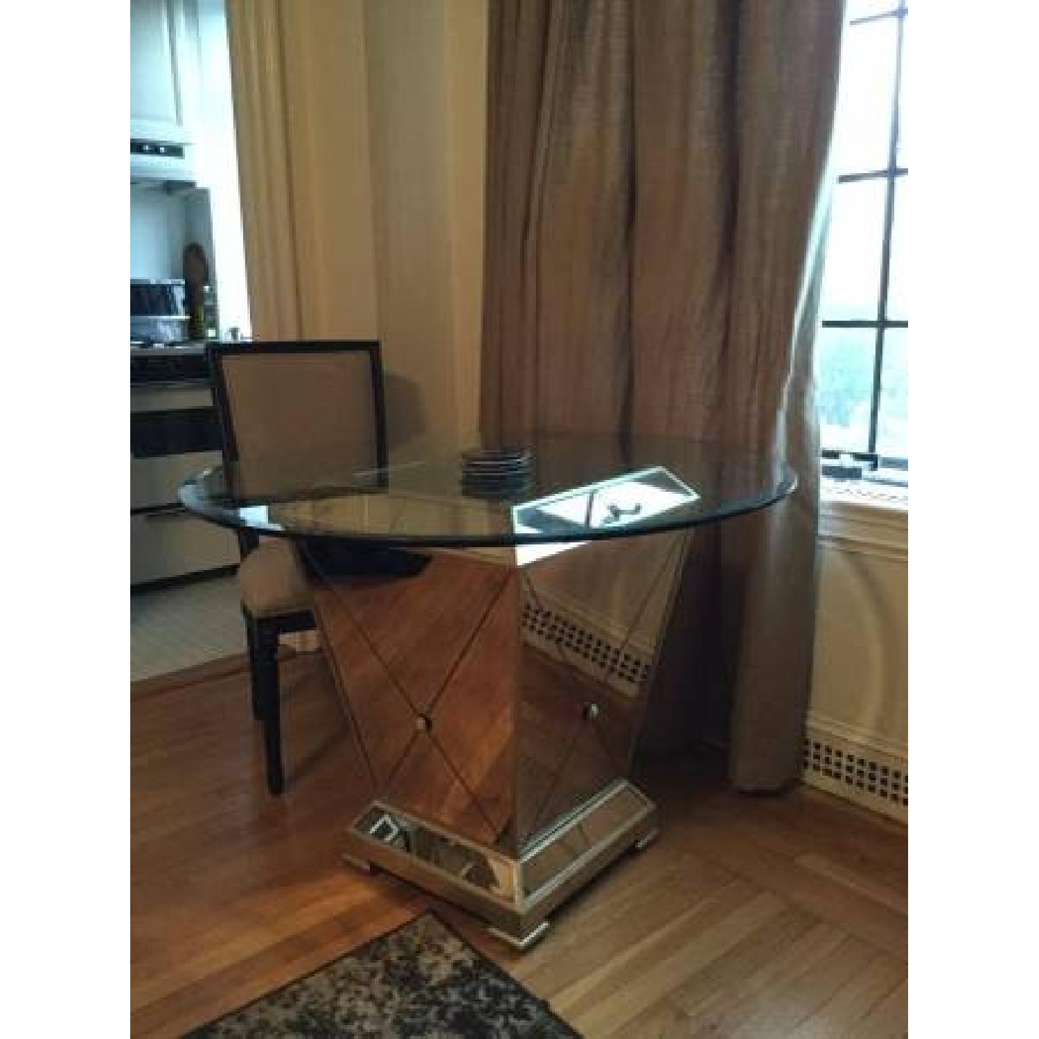 Z Gallerie Round Dining Table AptDeco