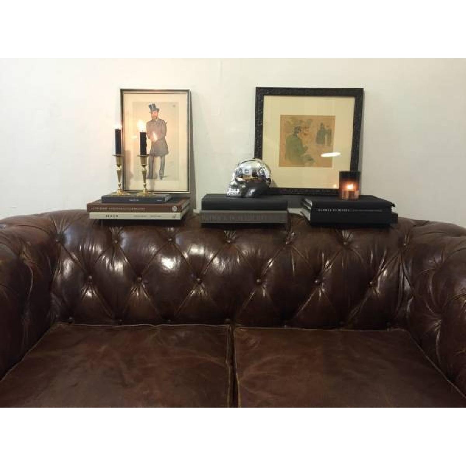Chesterfield Leather Sofa - image-3