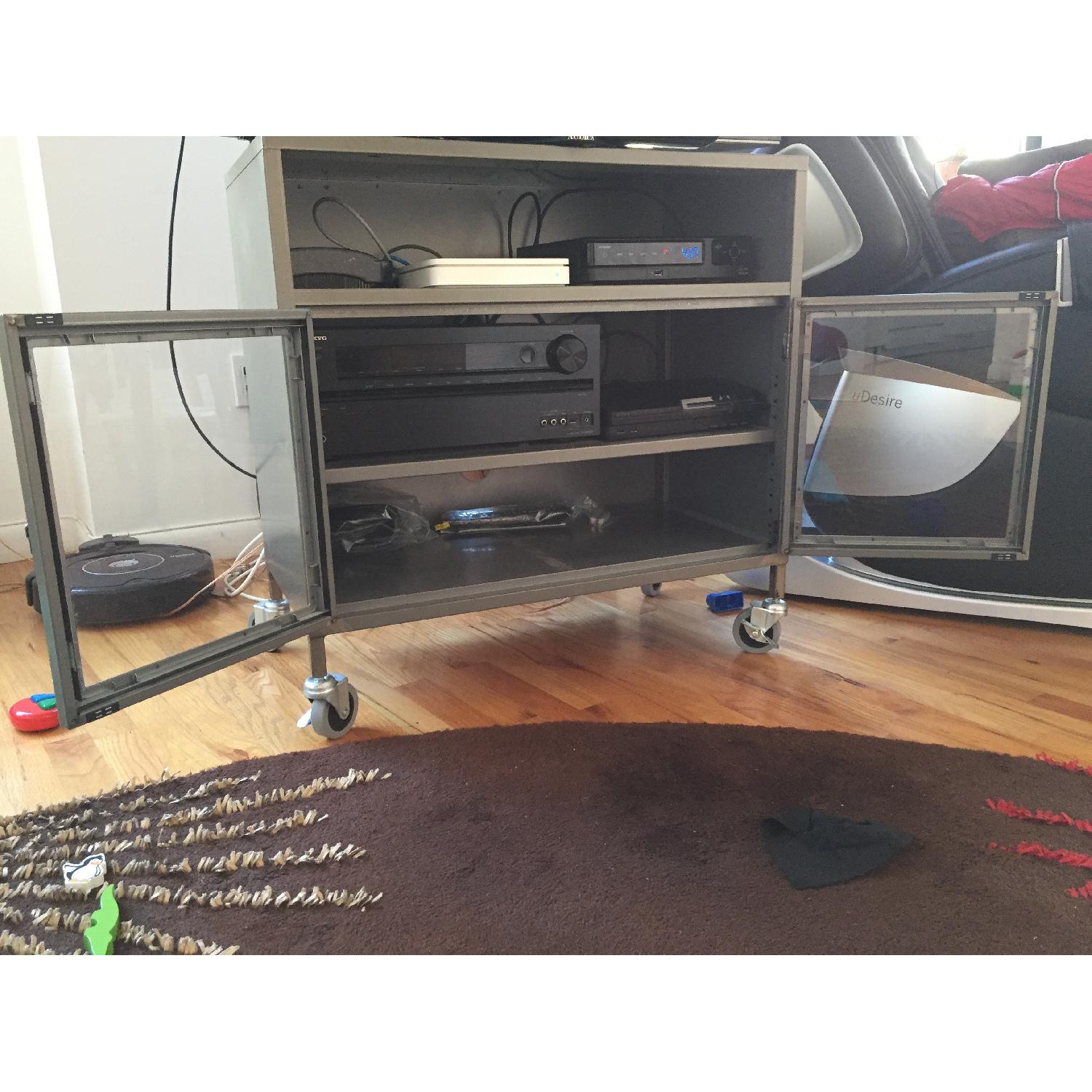 West Elm Metal Industrial TV Cart - image-6