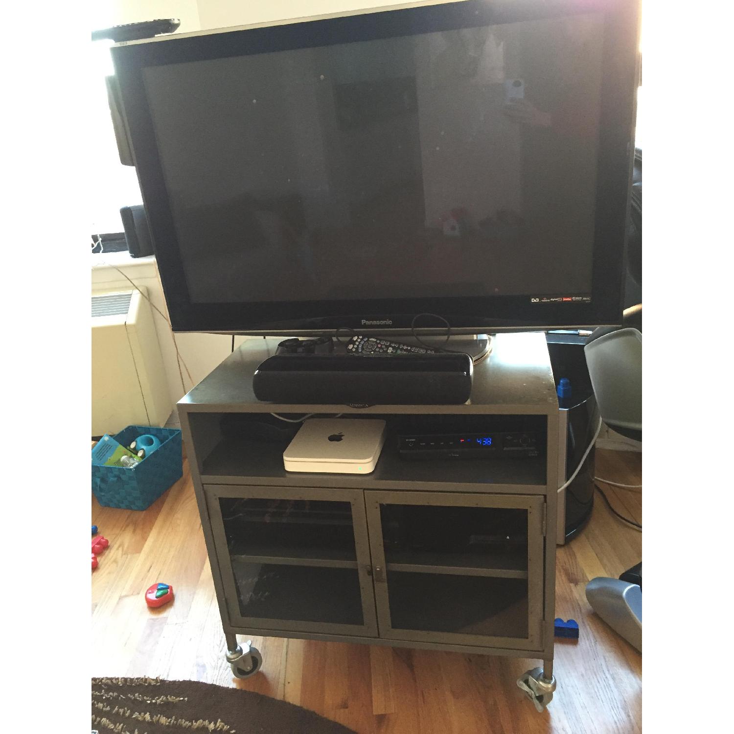 West Elm Metal Industrial TV Cart - image-7