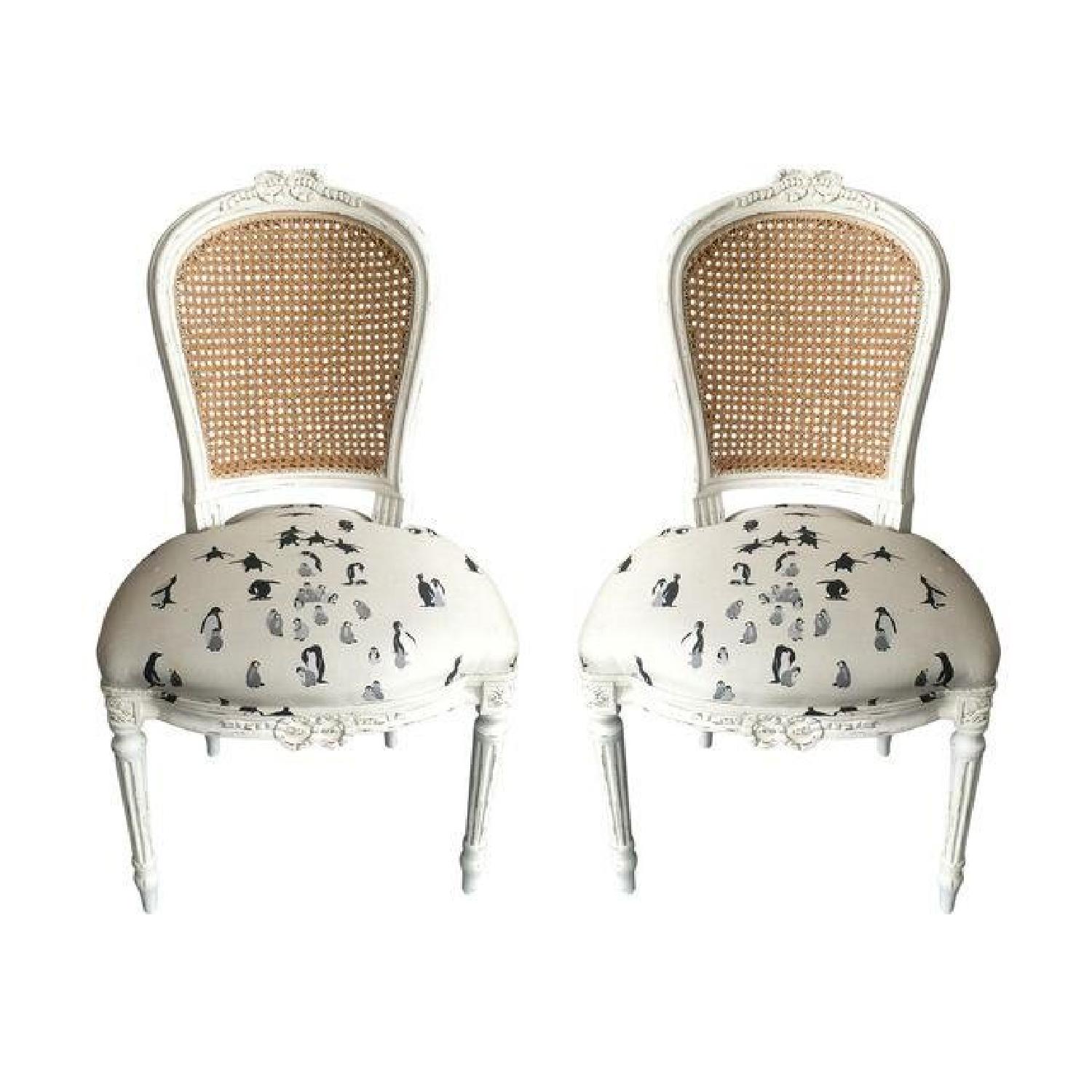 Antique Cane Back Chairs - image-6