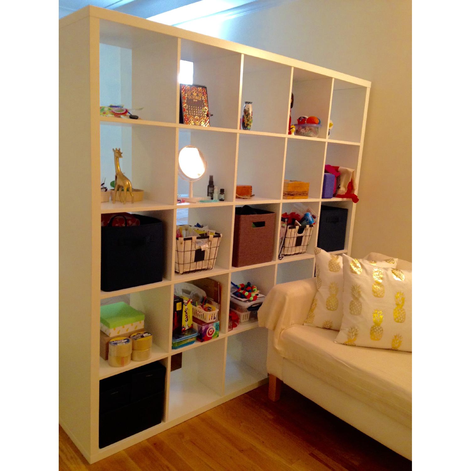 Ikea Kallax Shelving Unit in White - AptDeco