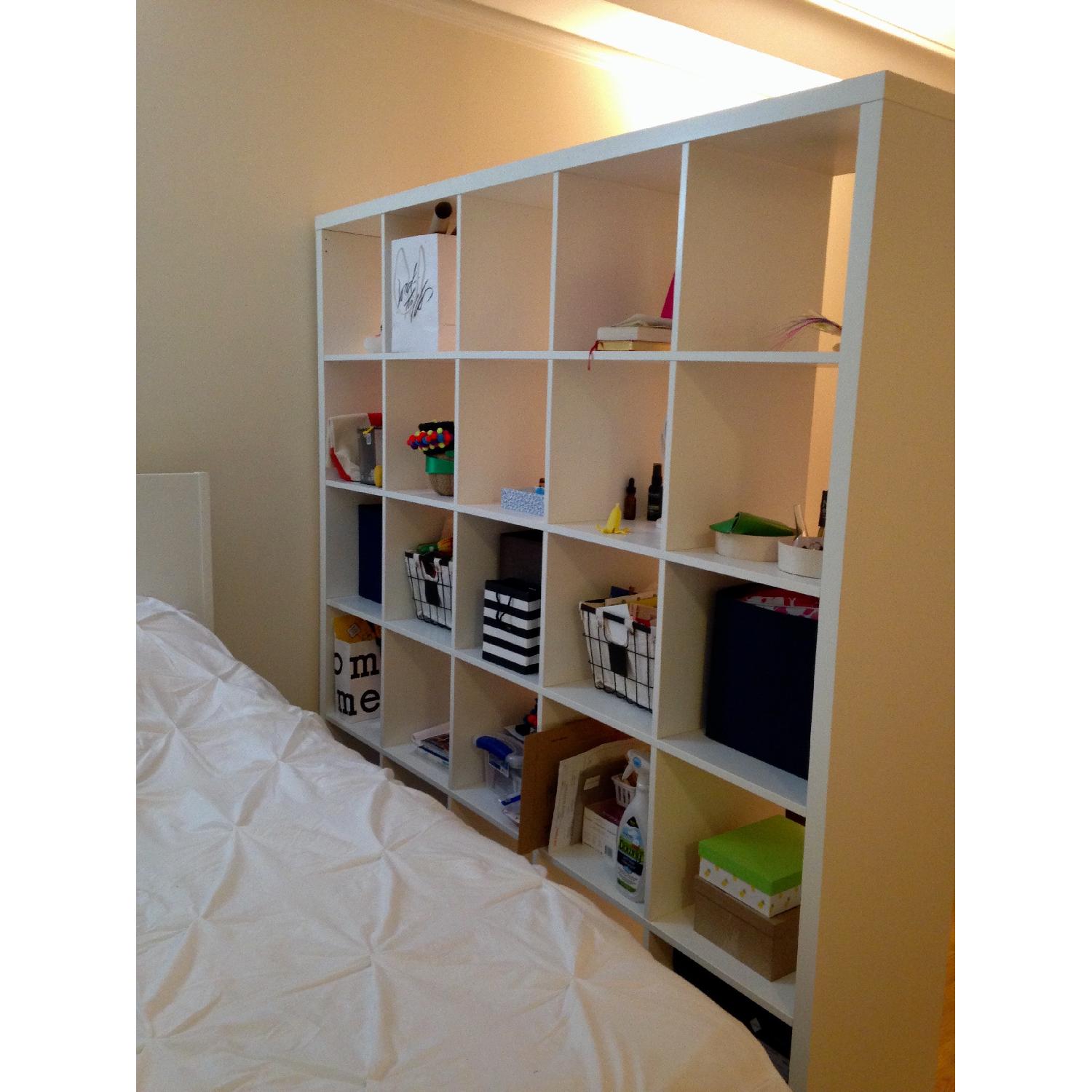 Ikea Kallax Shelving Unit in White - AptDeco