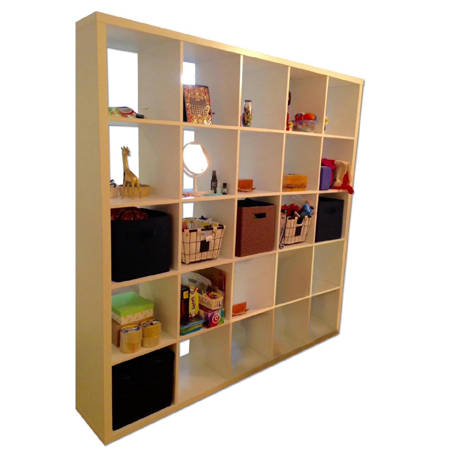 Ikea Kallax Shelving Unit in White - AptDeco