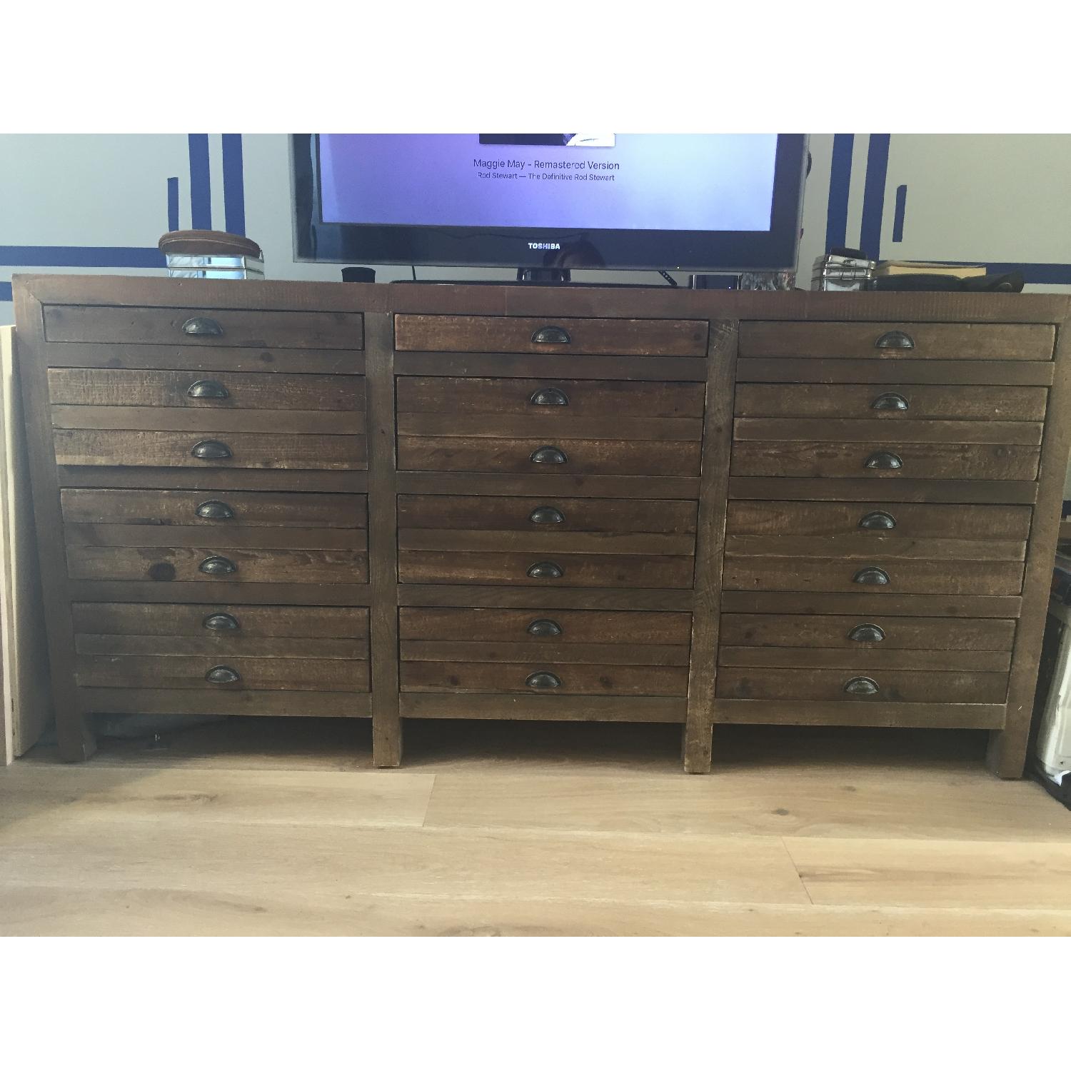Restoration Hardware Printmaker's Sideboard Dresser - image-2
