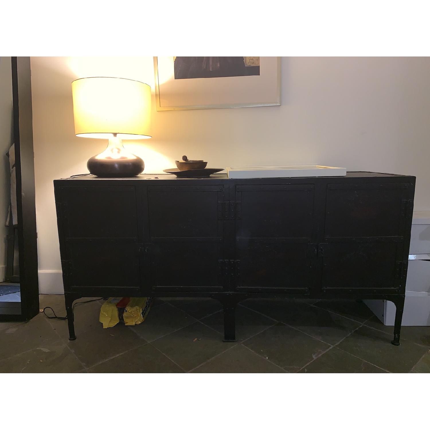 Restoration Hardware Industrial Chic Metal Cabinet - image-1