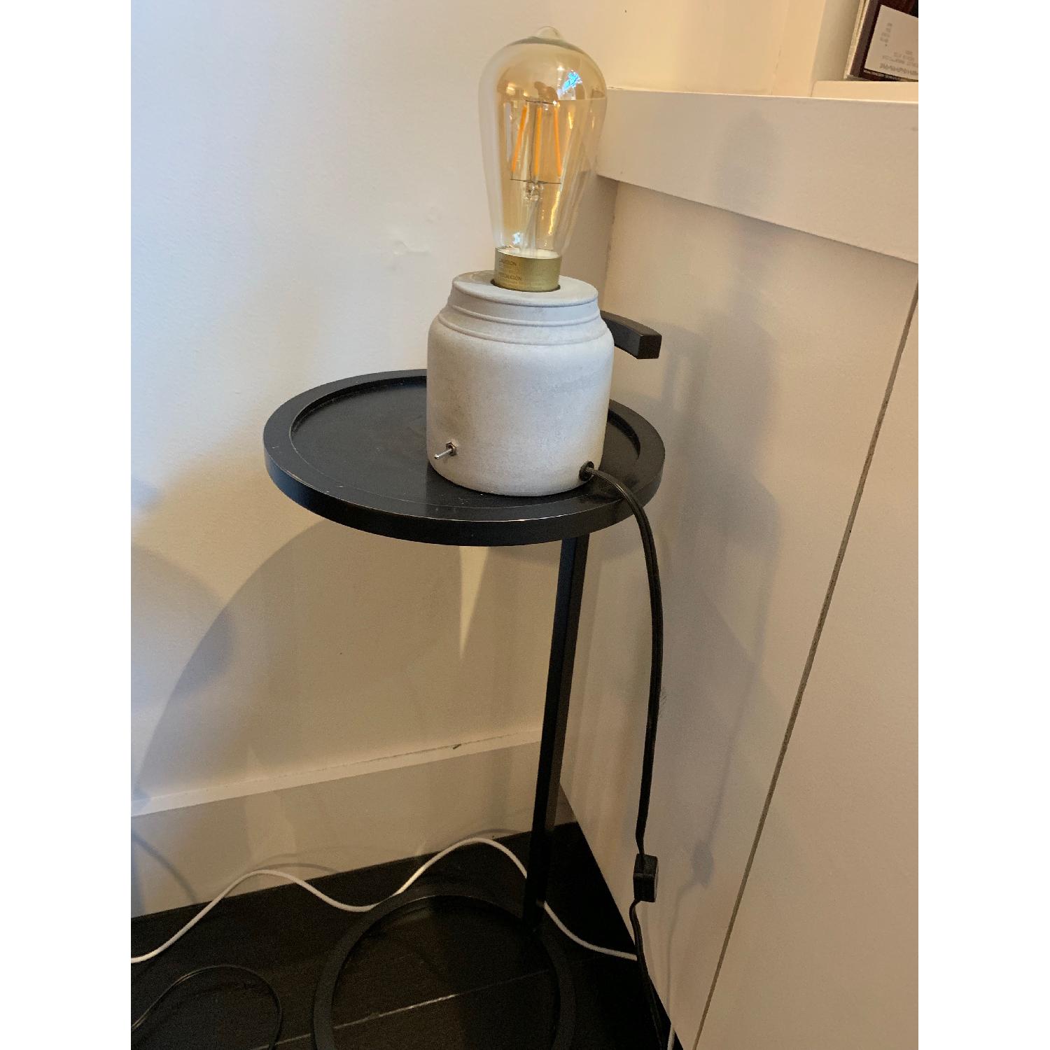 Urban Outfitters Concrete Cylinder Table Lamp - image-5