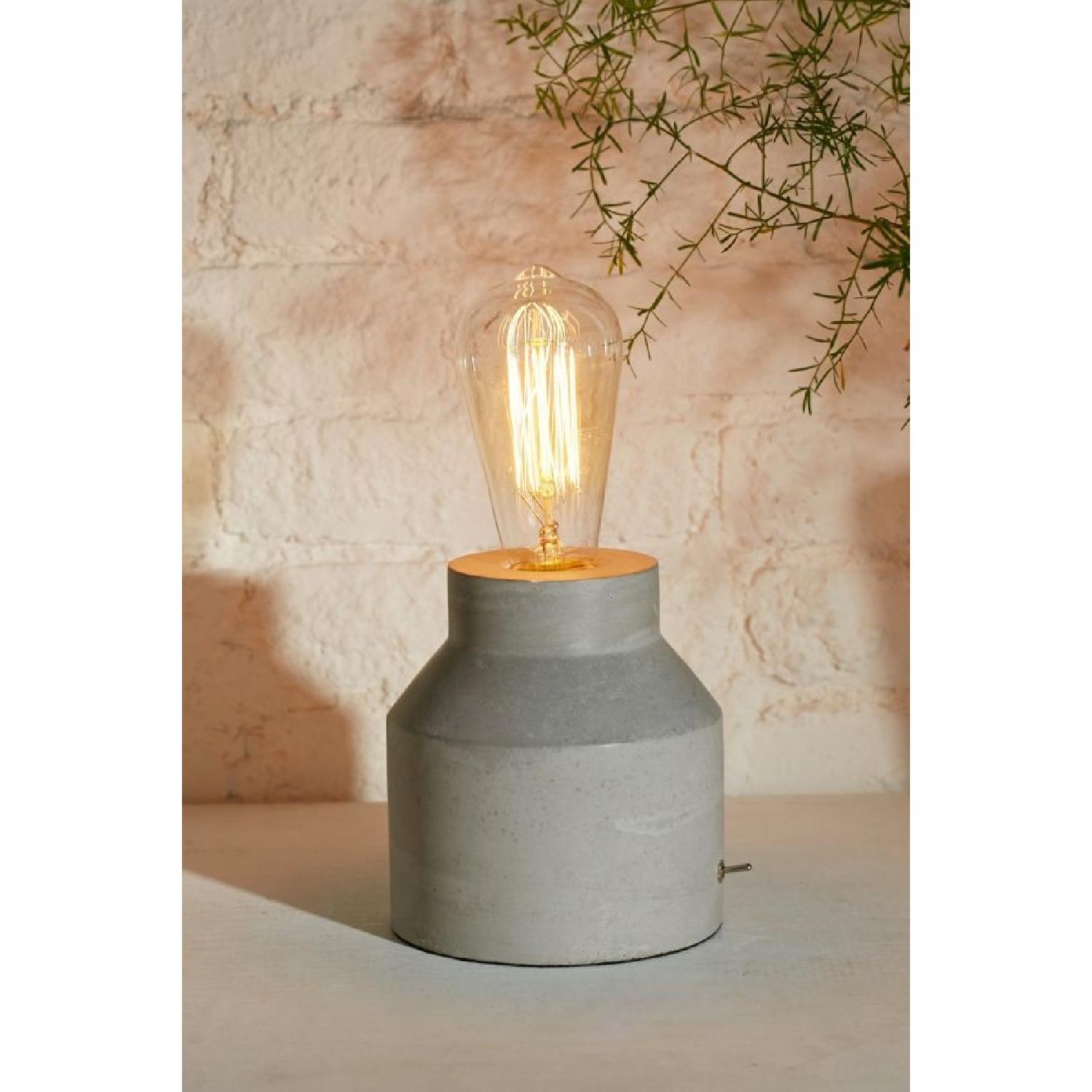 Urban Outfitters Concrete Cylinder Table Lamp - image-7