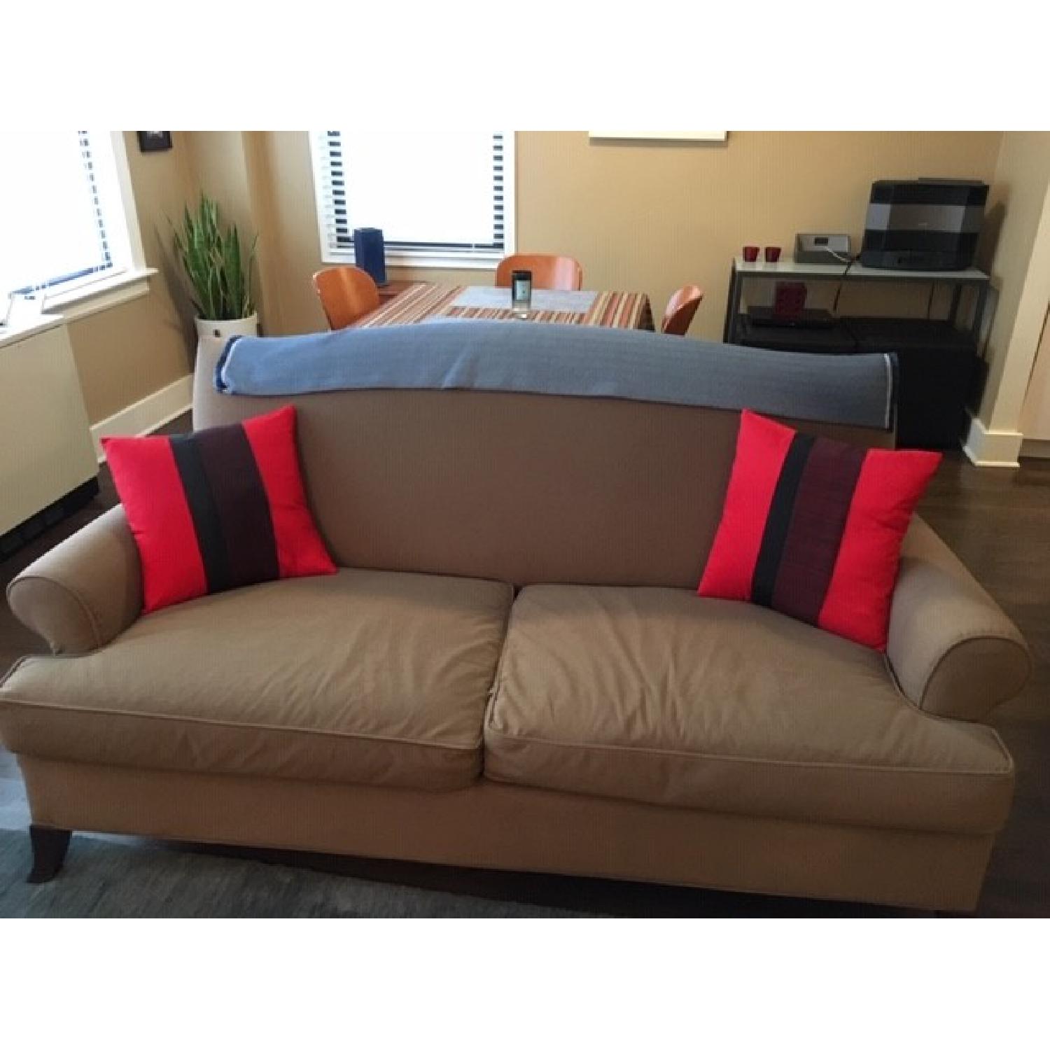 Crate & Barrel Apartment Size Sofa - image-1