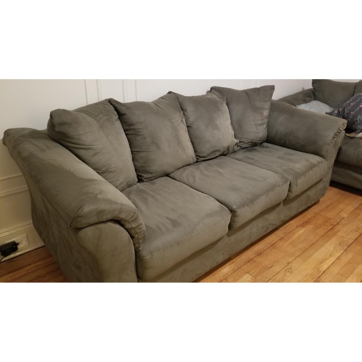 Ashley Darcy Sofa in Sage - image-2