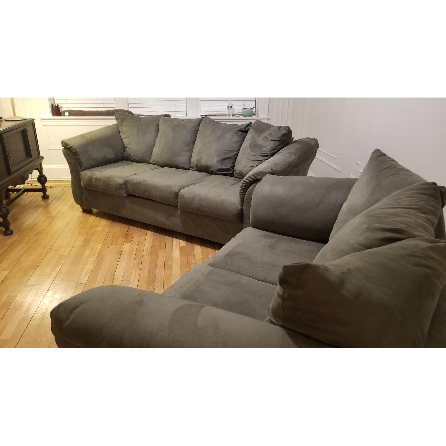 Ashley Darcy Sofa in Sage - image-4