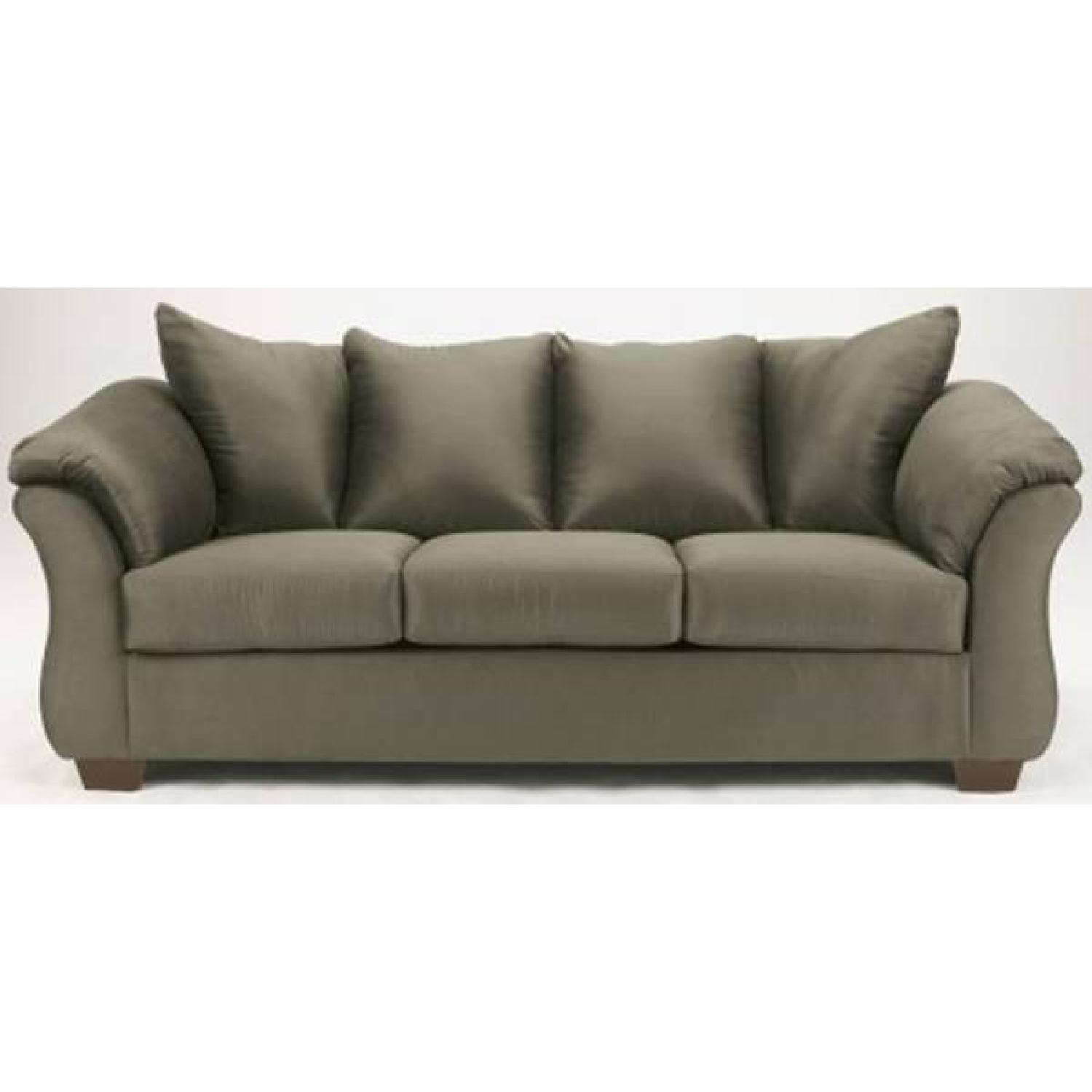 Ashley Darcy Sofa in Sage - image-0