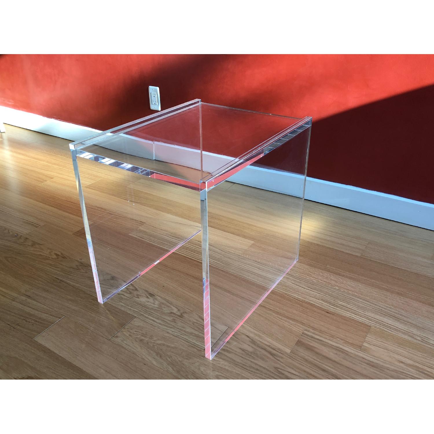 Acrylic Side Table - image-1