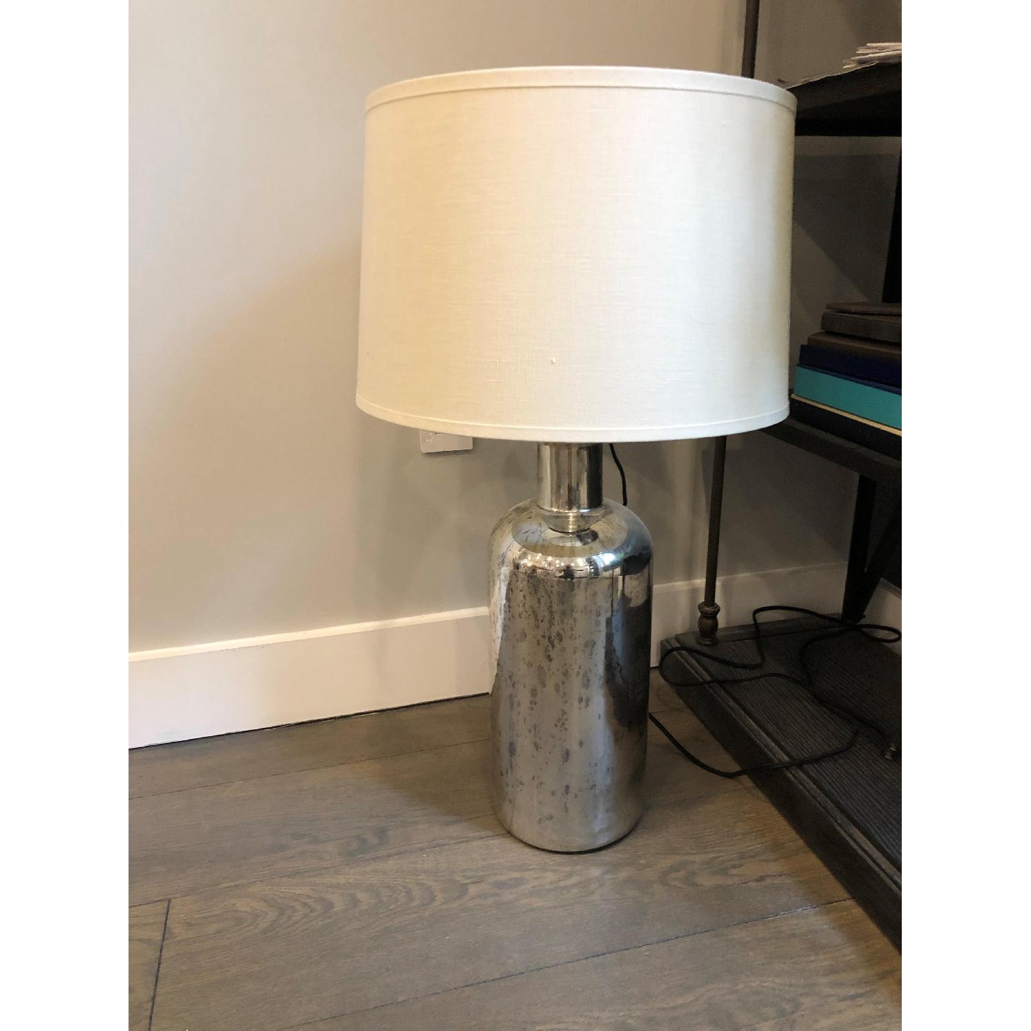 Restoration Hardware Table Lamp in Antique Mirror Finish - image-1
