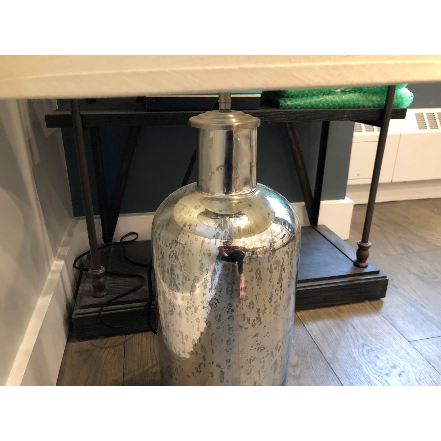 Restoration Hardware Table Lamp in Antique Mirror Finish - image-3