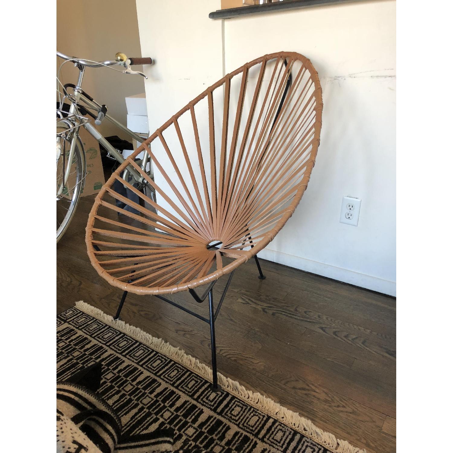 Mexa Acapulco Lounge Chair in Camel Leather - image-3