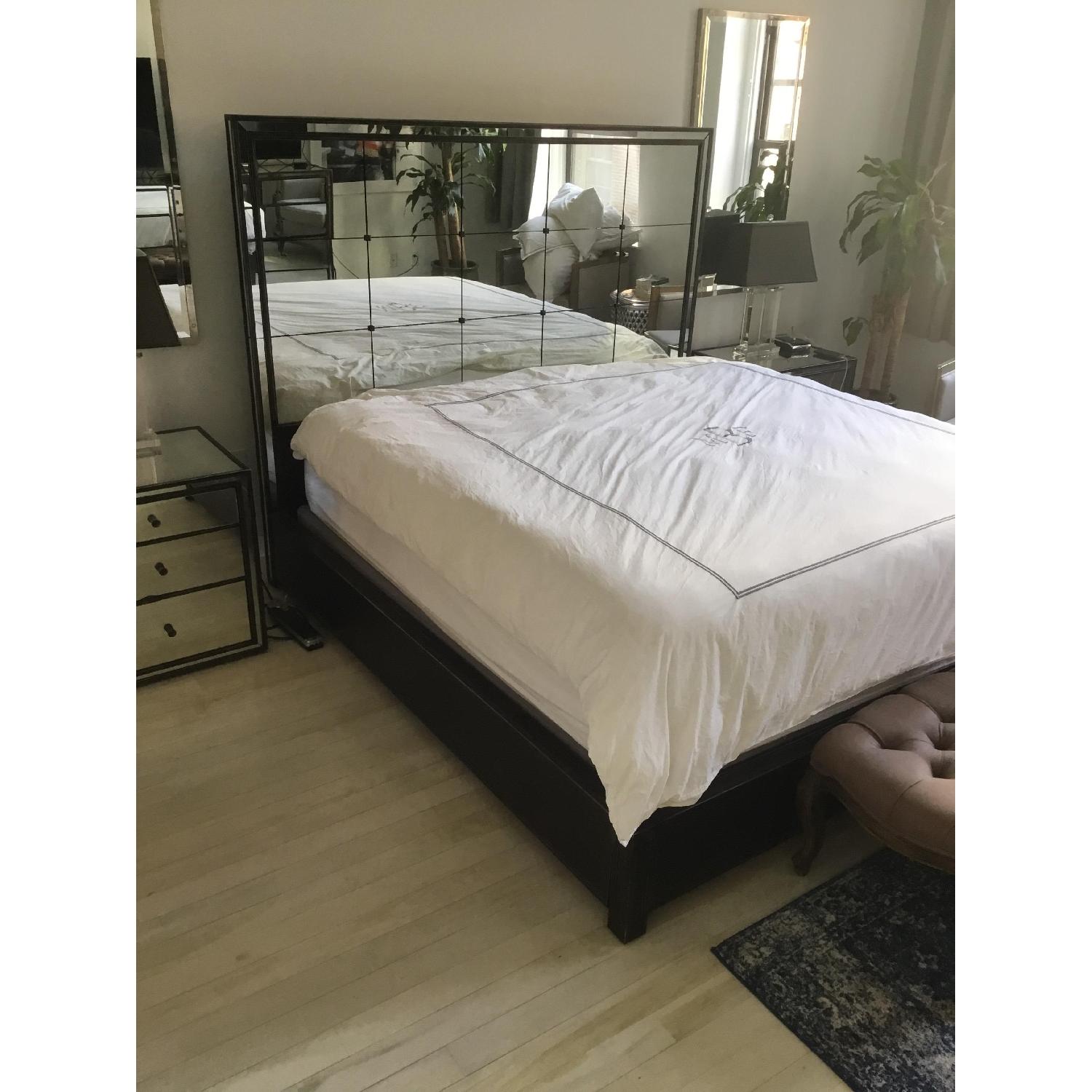 Restoration Hardware Strand Mirrored King Bed - image-1
